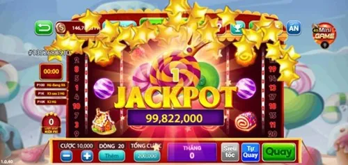 Máy xèng (Slot game) với đồ họa sống động và cơ hội trúng Jackpot lớn.